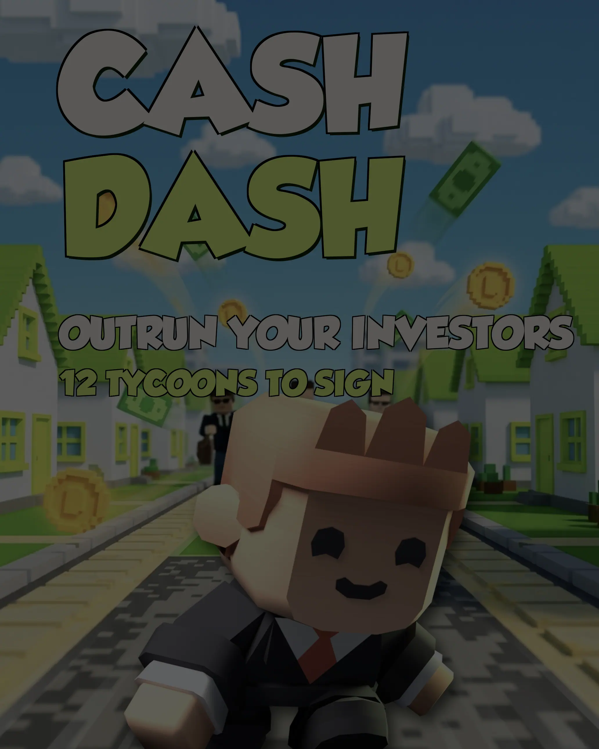 The store listing artwork, the runner in a suit under the title.